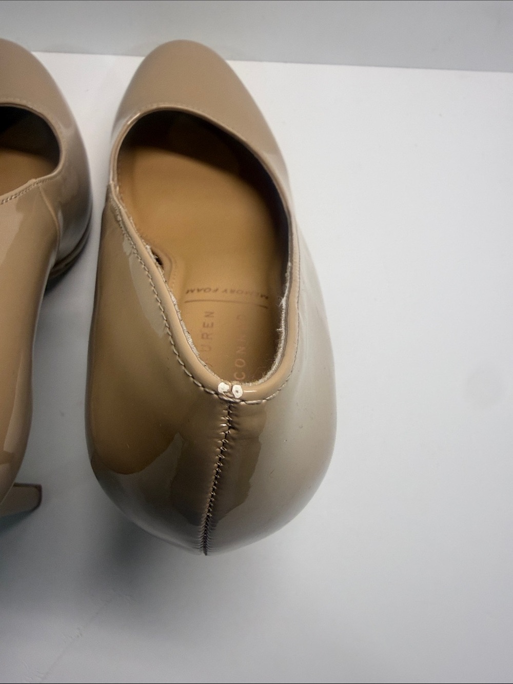 LC LAUREN CONRAD Nude Patent Stiletto Pumps Zise 10 - Picture 7 of 10